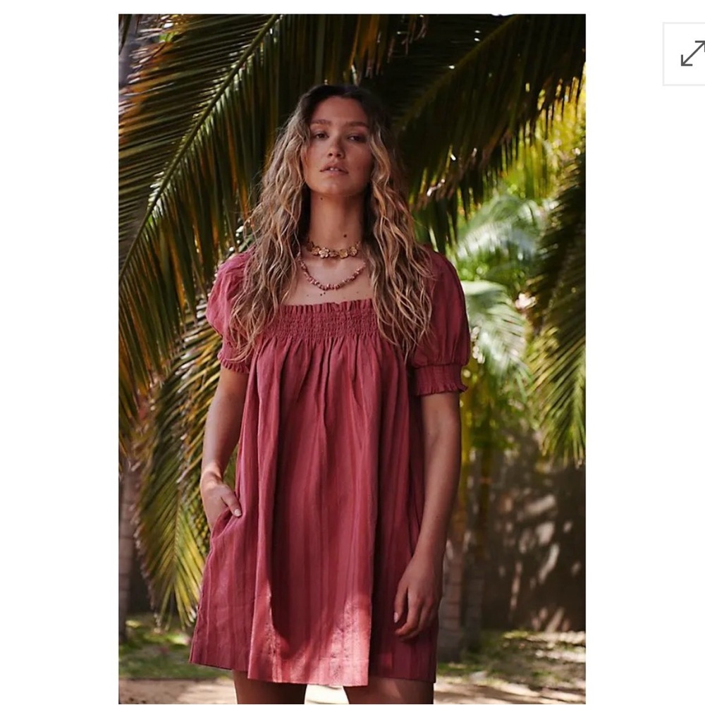 Free People Rose Midi Dress